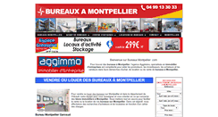 Desktop Screenshot of bureaux-montpellier.com